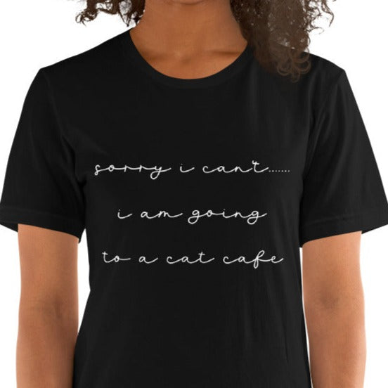 Cat Cafe Unisex Short Sleeve T-shirt