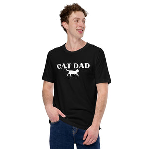Cat Dad Unisex Short Sleeve T-Shirt