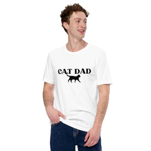 Cat Dad Unisex Short Sleeve T-Shirt
