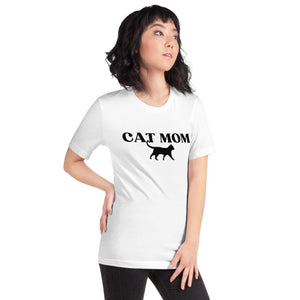 Cat Mom Unisex Short Sleeve T-shirt